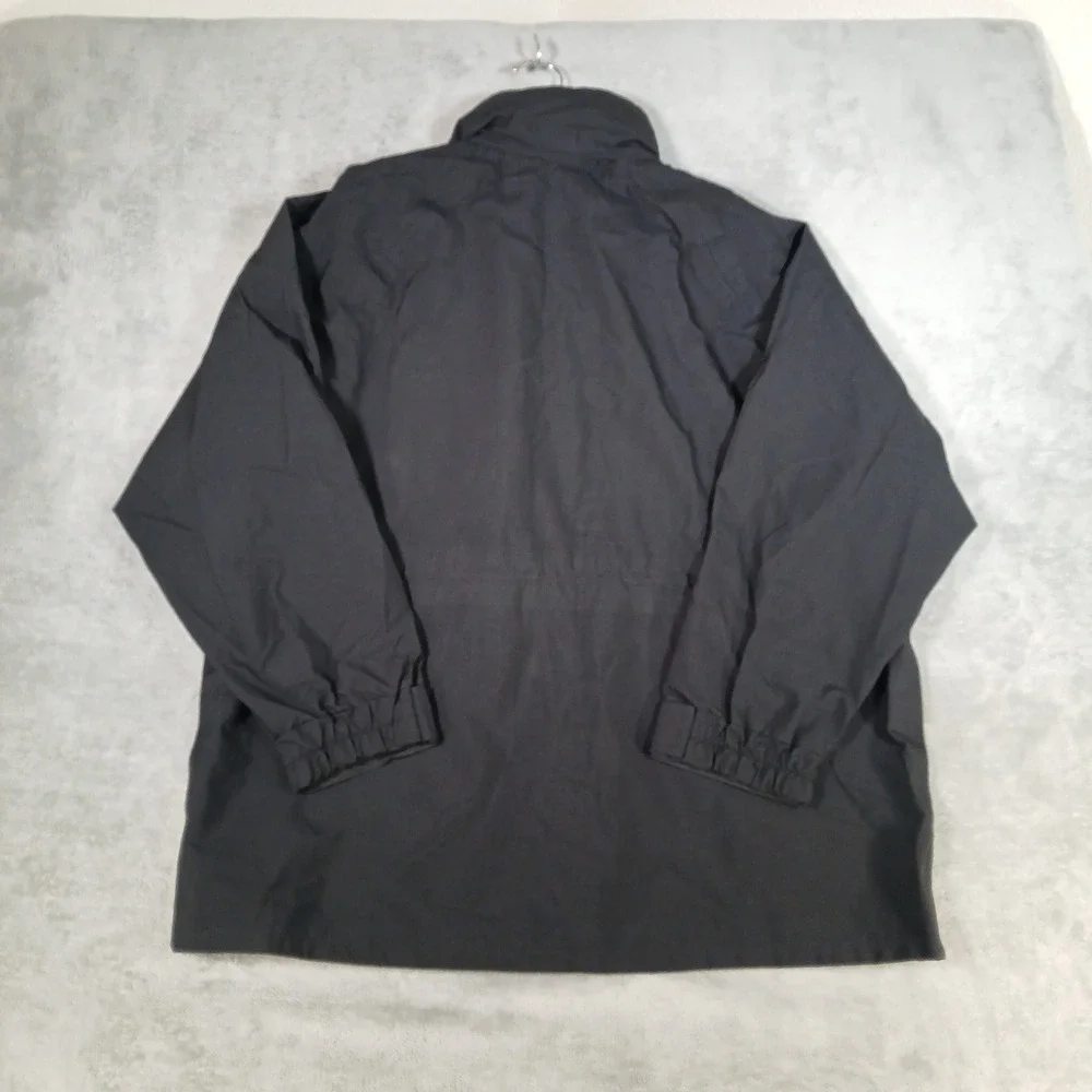 Cold Weather Parka Jacket Mens Large C-44 Gore-Tex Black Hooded Military